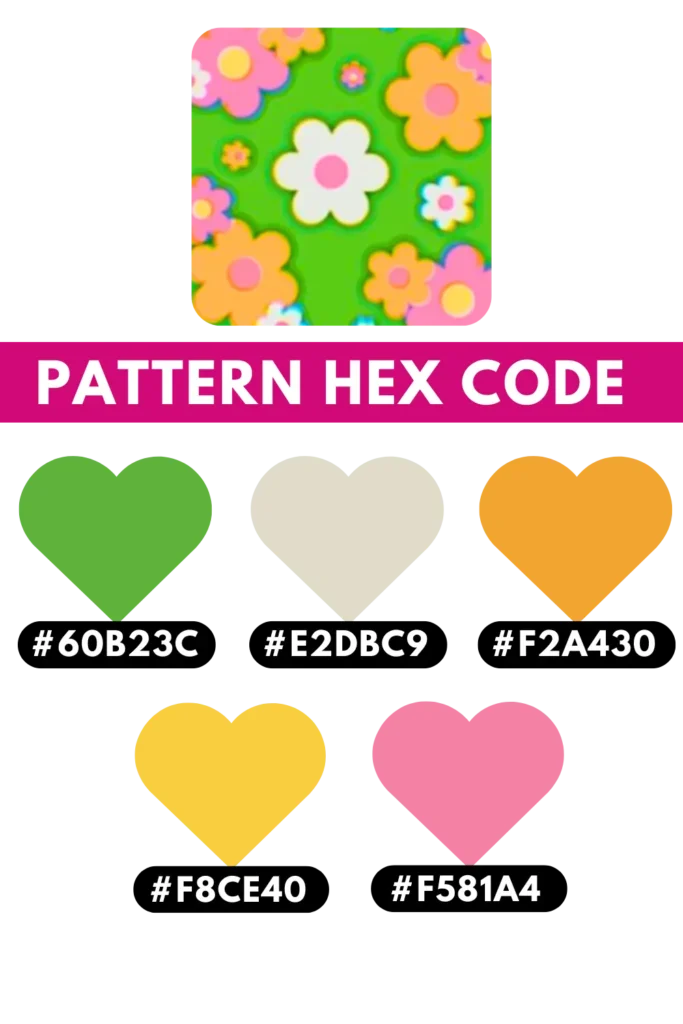 10 Beautiful Patterns with Hex Codes DTI